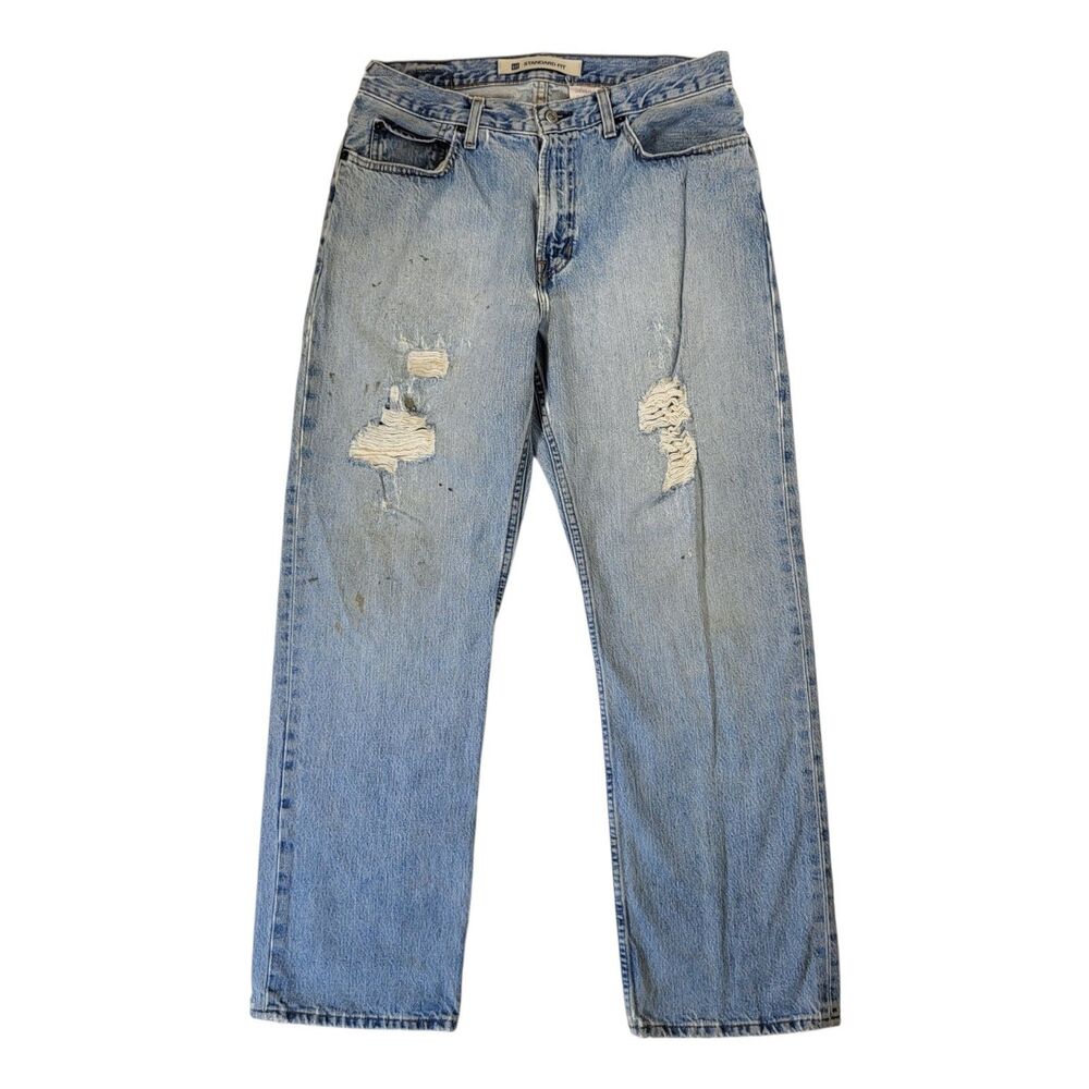 Vtg GAP Jeans Men's 31 x 30 (Act 32x29) Blue Denim Standard Fit Light Wash READ